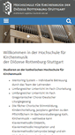 Mobile Screenshot of kirchenmusik-hochschule.org
